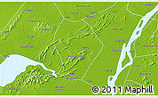 Physical 3D Map of Hanshan