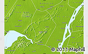 Physical Map of Hanshan