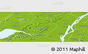 Physical Panoramic Map of Hanshan