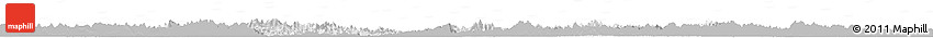 Gray Horizon Map of Anhui, single color outside