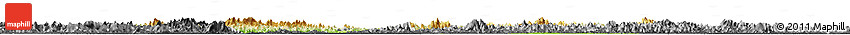 Physical Horizon Map of Anhui, darken, desaturated