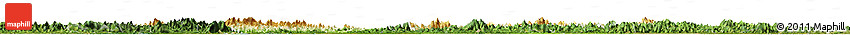 Physical Horizon Map of Anhui, satellite outside
