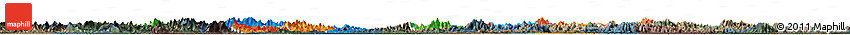 Political Horizon Map of Anhui, darken, semi-desaturated