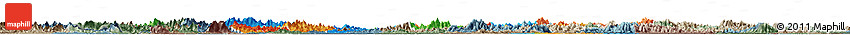 Political Horizon Map of Anhui, semi-desaturated