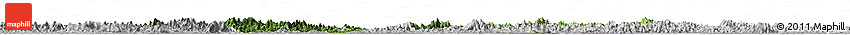 Satellite Horizon Map of Anhui, lighten, desaturated