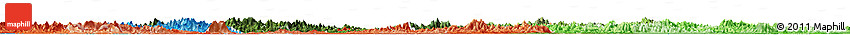 Satellite Horizon Map of Anhui, political shades outside