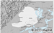 Gray 3D Map of Huaining