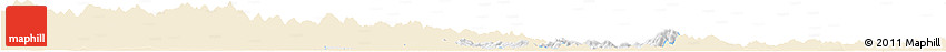 Classic Style Horizon Map of Huaining, single color outside