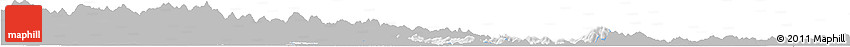 Gray Horizon Map of Huaining, single color outside