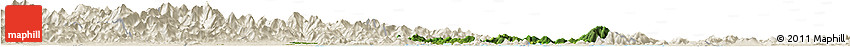 Satellite Horizon Map of Huaining, shaded relief outside