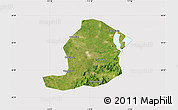 Satellite Map of Huaining, cropped outside