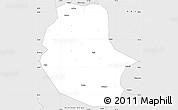 Silver Style Simple Map of Huaiyuan