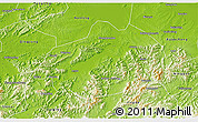 Physical 3D Map of Jing Xian