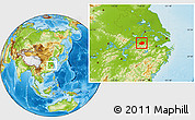 Physical Location Map of Jing Xian