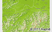 Physical Map of Jing Xian