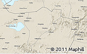 Shaded Relief 3D Map of Langxi