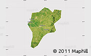Satellite Map of Langxi, cropped outside