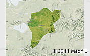 Satellite Map of Langxi, lighten