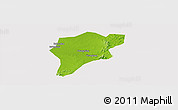 Physical Panoramic Map of Langxi, cropped outside