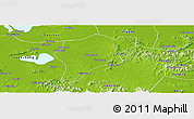 Physical Panoramic Map of Langxi