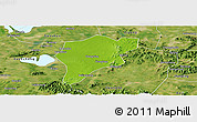 Physical Panoramic Map of Langxi, satellite outside