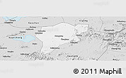 Silver Style Panoramic Map of Langxi
