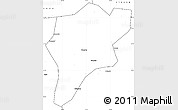 Blank Simple Map of Langxi