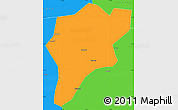 Political Simple Map of Langxi