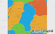 Political 3D Map of Lingbi