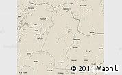 Shaded Relief 3D Map of Lingbi