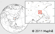 Blank Location Map of Lingbi