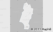 Gray Map of Lingbi, single color outside