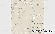 Shaded Relief Map of Lingbi