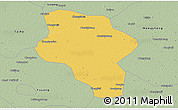 Savanna Style 3D Map of Lixin