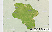 Satellite Map of Lixin, lighten
