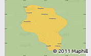Savanna Style Map of Lixin, single color outside