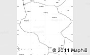 Blank Simple Map of Lixin