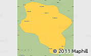 Savanna Style Simple Map of Lixin