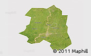 Satellite 3D Map of Lu An, cropped outside