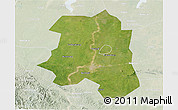 Satellite 3D Map of Lu An, lighten