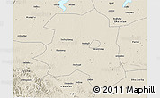 Shaded Relief 3D Map of Lu An