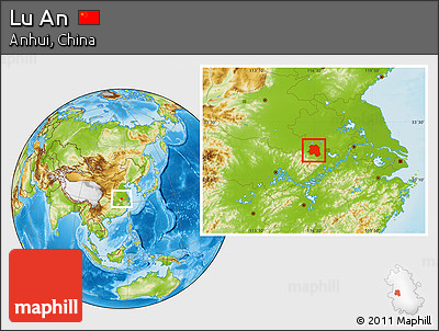 Physical Location Map of Lu An