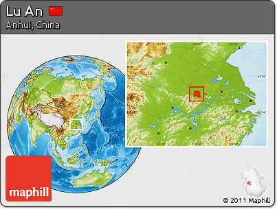 Physical Location Map of Lu An