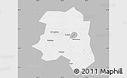 Gray Map of Lu An, single color outside