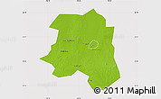 Physical Map of Lu An, cropped outside