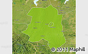 Physical Map of Lu An, satellite outside