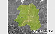 Satellite Map of Lu An, desaturated