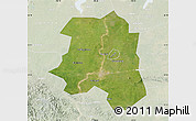 Satellite Map of Lu An, lighten