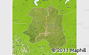 Satellite Map of Lu An, physical outside