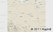 Shaded Relief Map of Lu An